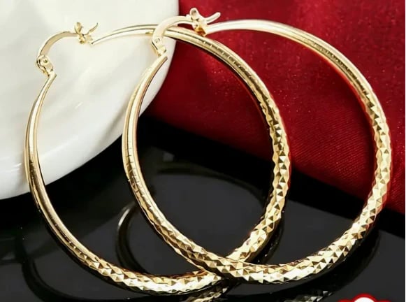 🎉ACQUISTA 1, NE RICEVI 1 IN OMAGGIO🎁Orecchini a cerchio con diamanti per donna – eleganti e scintillanti 💎