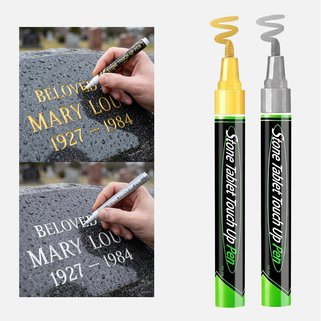 🎁Acquista 1, ricevi 1 in omaggio🐦Ferma per lapide color oro per ripristinare le iscrizioni sbiadite sulle lapidi