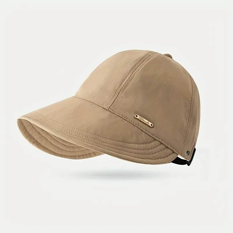 Rimani all'ombra e al fresco nelle giornate di sole - Cappello da sole a tesa larga, perfetto per chi porta la coda di cavallo