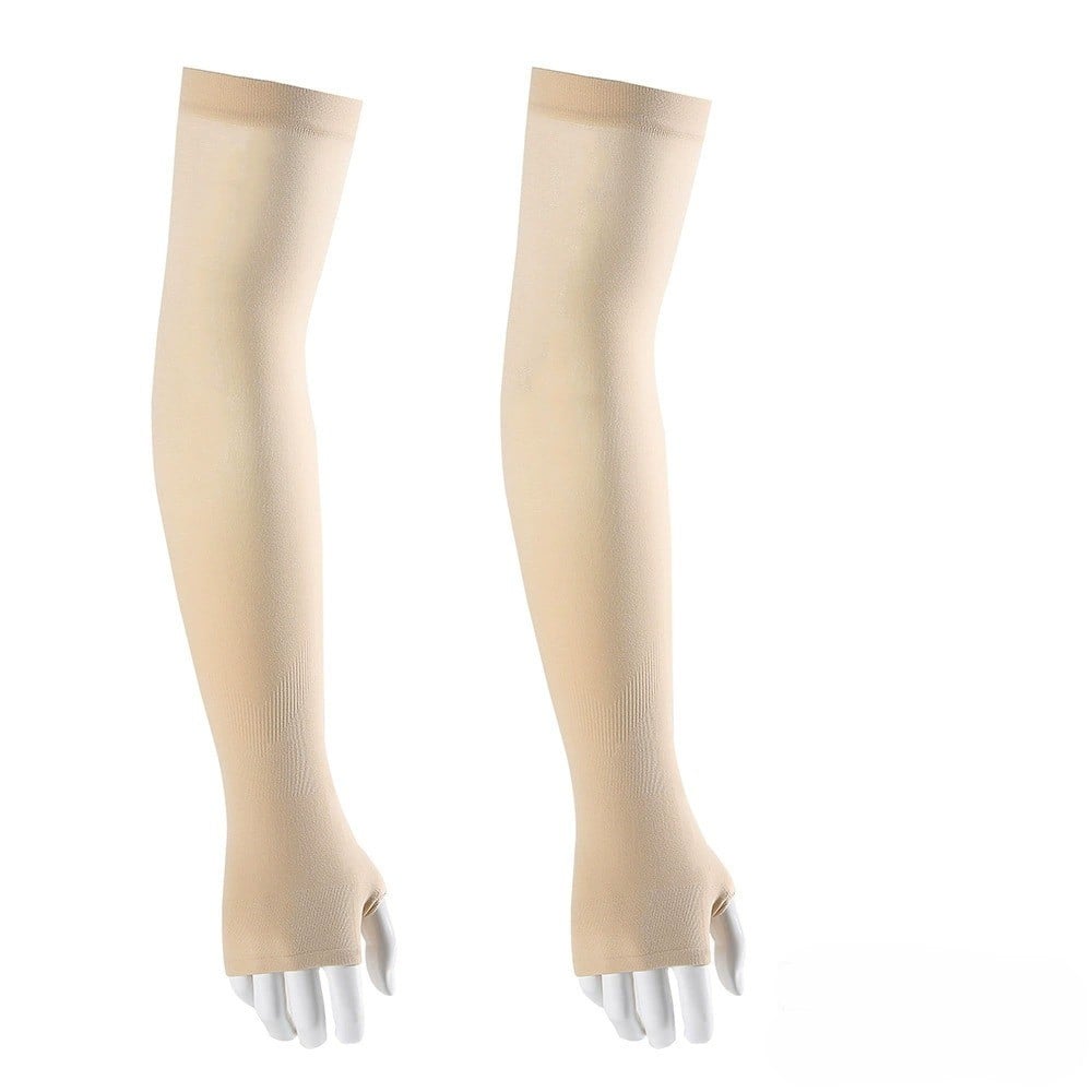 ☀️Manicotti protettivi contro i raggi UV rinfrescanti con UPF 50+ 🧊 | Tessuto compressivo altamente elastico | Manicotti traspiranti anti-UV per uomo e donna