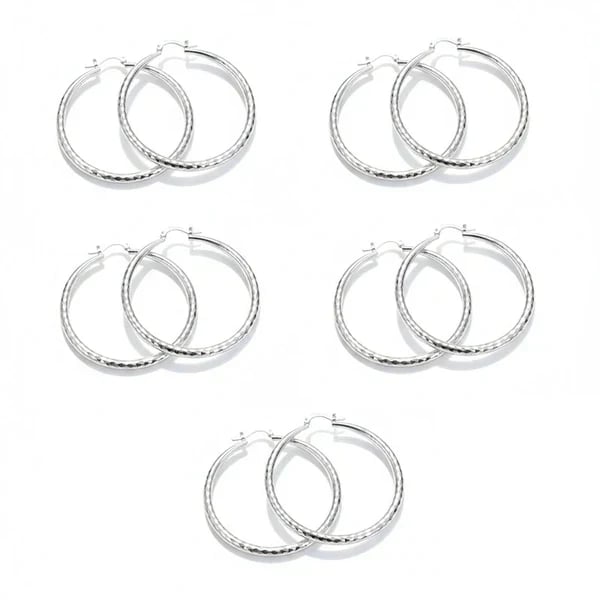 🎉ACQUISTA 1, NE RICEVI 1 IN OMAGGIO🎁Orecchini a cerchio con diamanti per donna – eleganti e scintillanti 💎