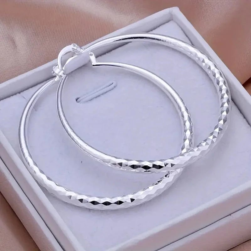 🎉ACQUISTA 1, NE RICEVI 1 IN OMAGGIO🎁Orecchini a cerchio con diamanti per donna – eleganti e scintillanti 💎