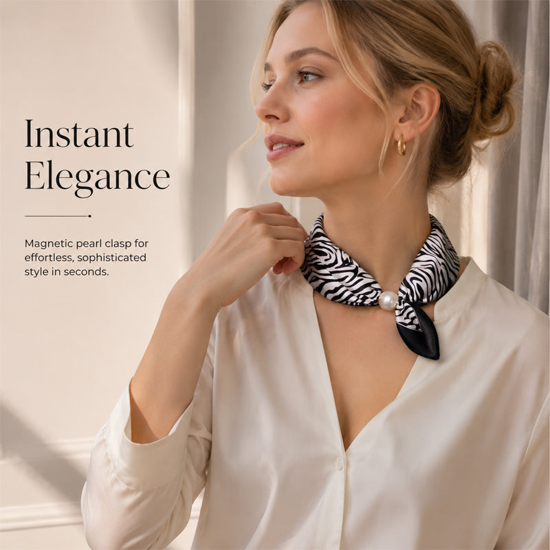 🤍 Collana di perle con chiusura magnetica – Chiusura magnetica: ti vesti in un attimo! ✨📦