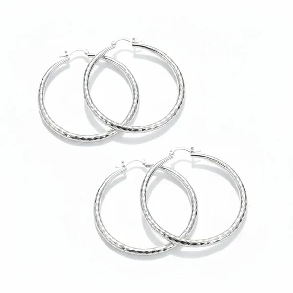 🎉ACQUISTA 1, NE RICEVI 1 IN OMAGGIO🎁Orecchini a cerchio con diamanti per donna – eleganti e scintillanti 💎