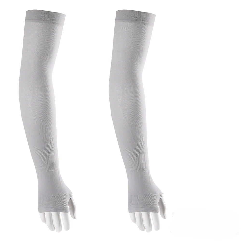 ☀️Manicotti protettivi contro i raggi UV rinfrescanti con UPF 50+ 🧊 | Tessuto compressivo altamente elastico | Manicotti traspiranti anti-UV per uomo e donna