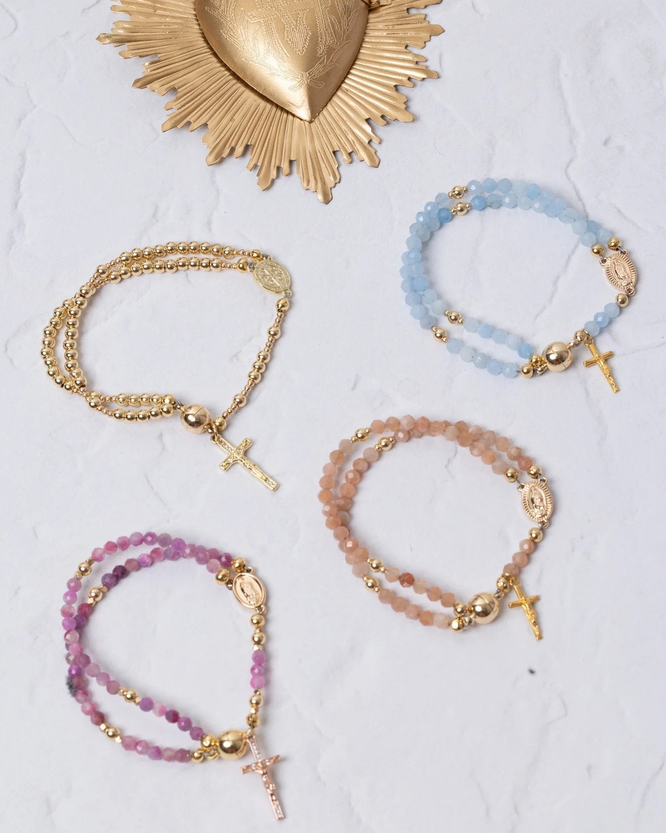 🔥Solo per un periodo limitato – Valido per 24 ore🔥 Sconto del 49% – ✝️Braccialetti rosario artigianali📿
