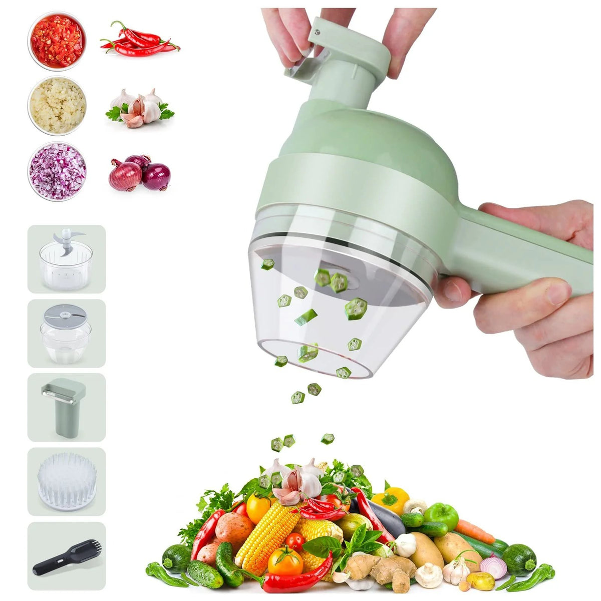 Set di affettatrici elettriche per verdure