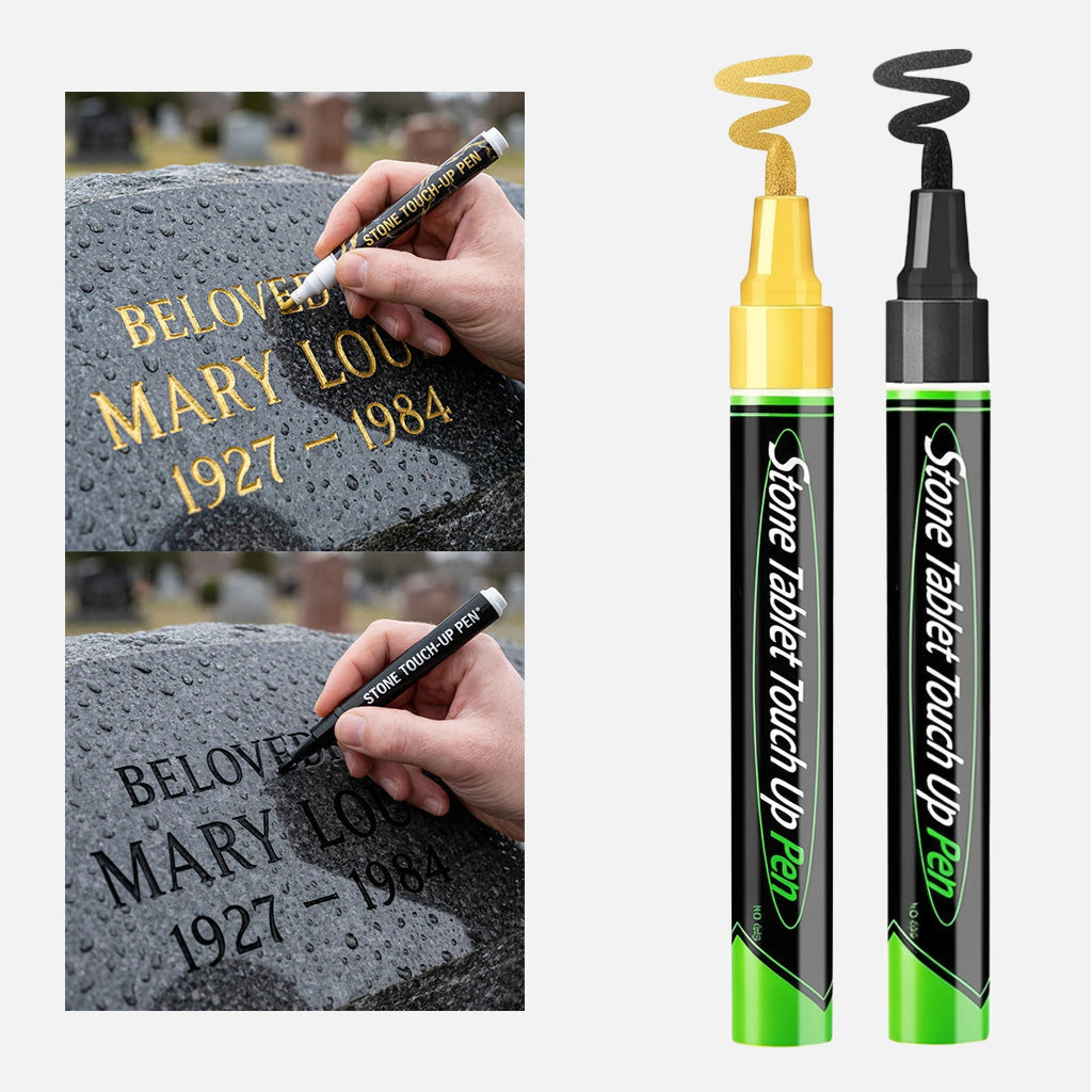 🎁Acquista 1, ricevi 1 in omaggio🐦Ferma per lapide color oro per ripristinare le iscrizioni sbiadite sulle lapidi