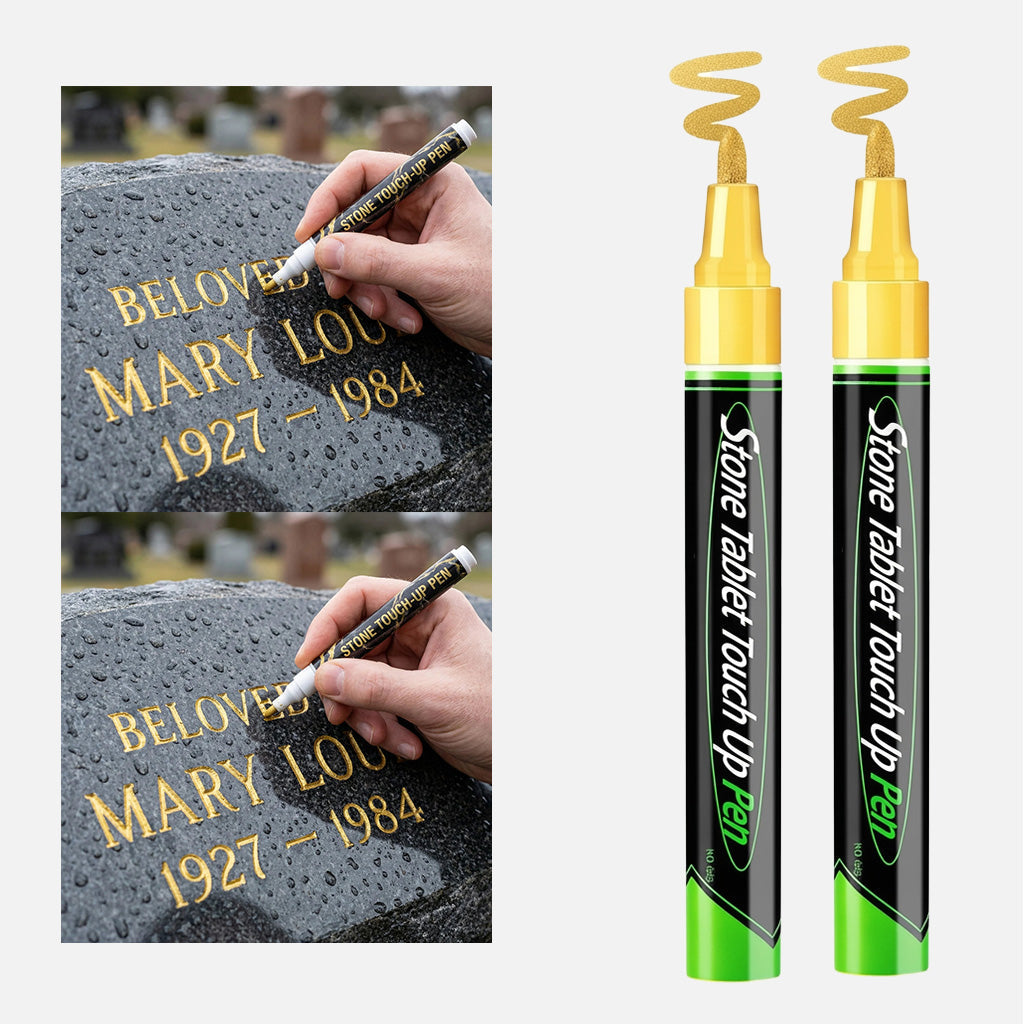 🎁Acquista 1, ricevi 1 in omaggio🐦Ferma per lapide color oro per ripristinare le iscrizioni sbiadite sulle lapidi