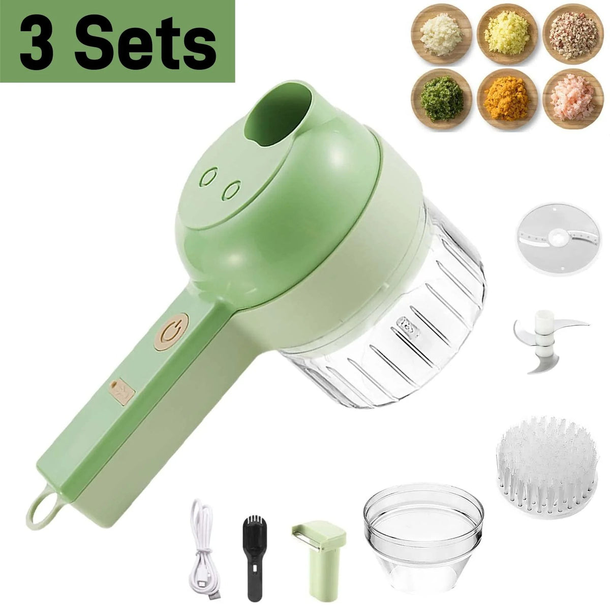 Set di affettatrici elettriche per verdure
