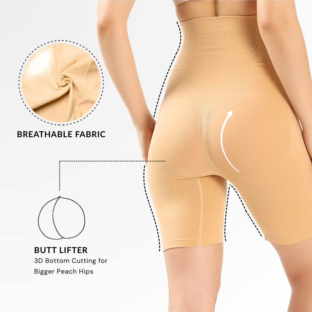 Pantaloncini a vita alta e dal taglio aderente