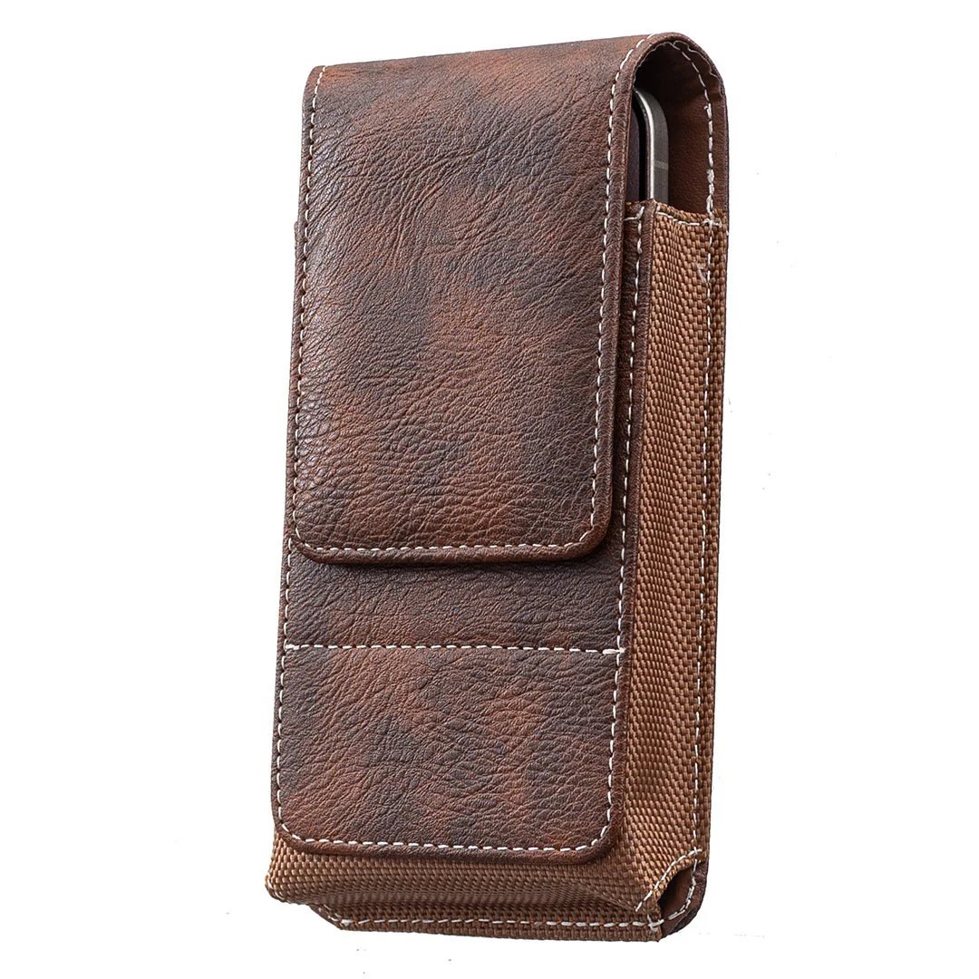 ⚡Grande sconto | Custodia per cellulare da cintura 📱 Fondina in pelle con diversi scomparti e porta cart