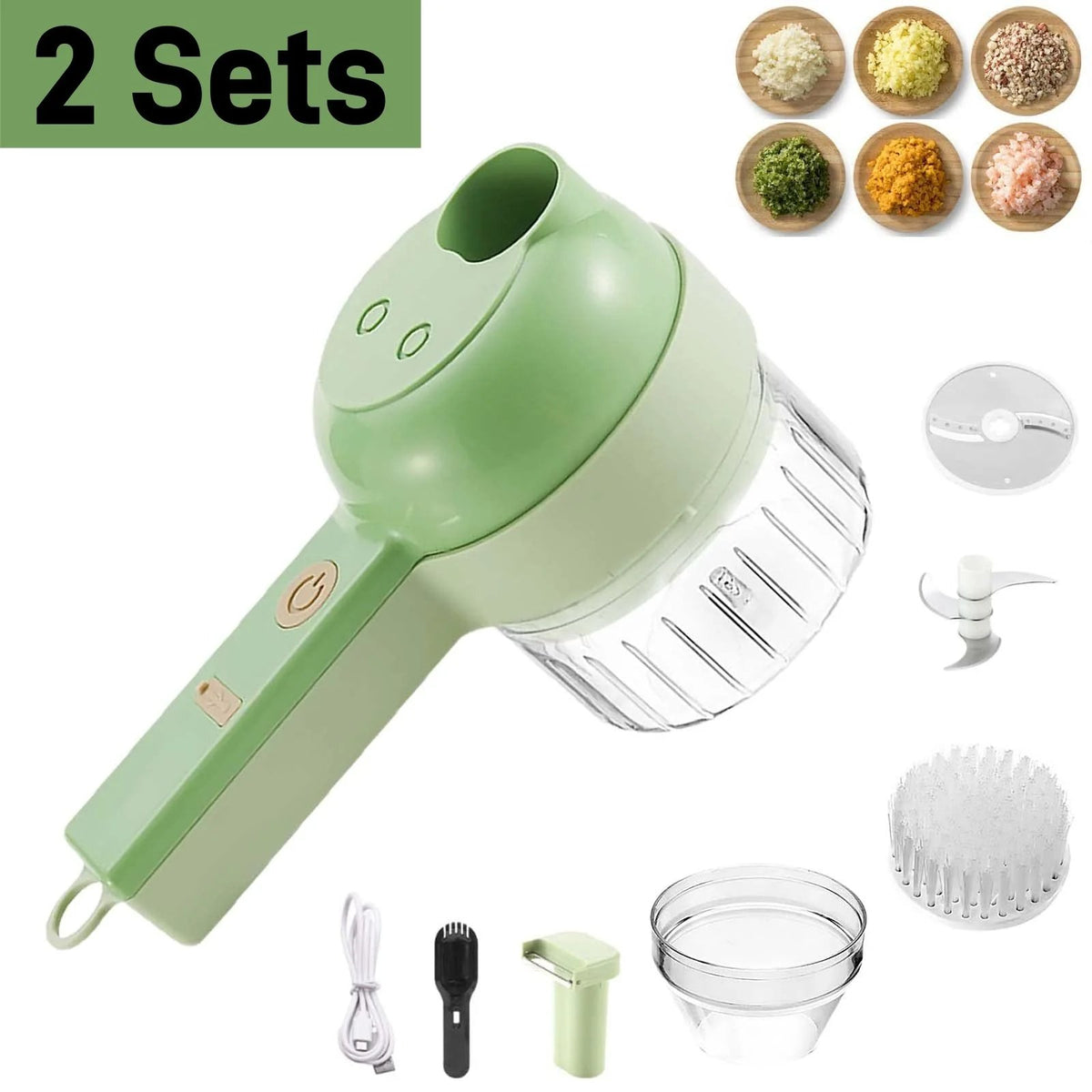 Set di affettatrici elettriche per verdure