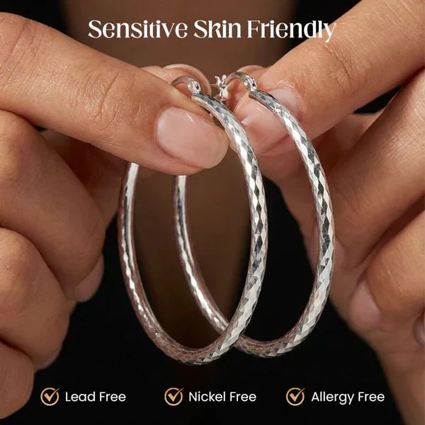 🎉ACQUISTA 1, NE RICEVI 1 IN OMAGGIO🎁Orecchini a cerchio con diamanti per donna – eleganti e scintillanti 💎