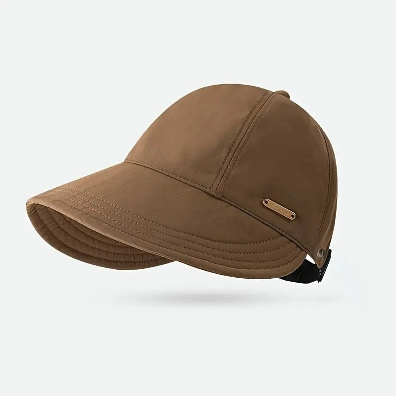 Rimani all'ombra e al fresco nelle giornate di sole - Cappello da sole a tesa larga, perfetto per chi porta la coda di cavallo