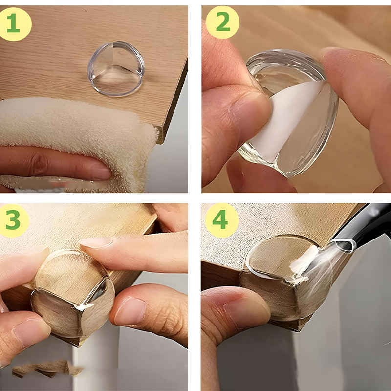 💐【Offerta limitata】Protezioni angolari trasparenti per bambini – resistenti agli urti e quasi invisibi🛡️👶