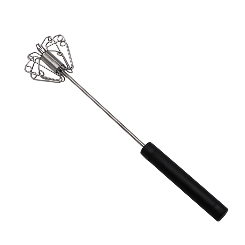 🍳 Un pratico aiutante in cucina! Frusta a pressione con impugnatura antiscivolo, in acciaio inossidabile e resistente, a un prezzo conveniente!