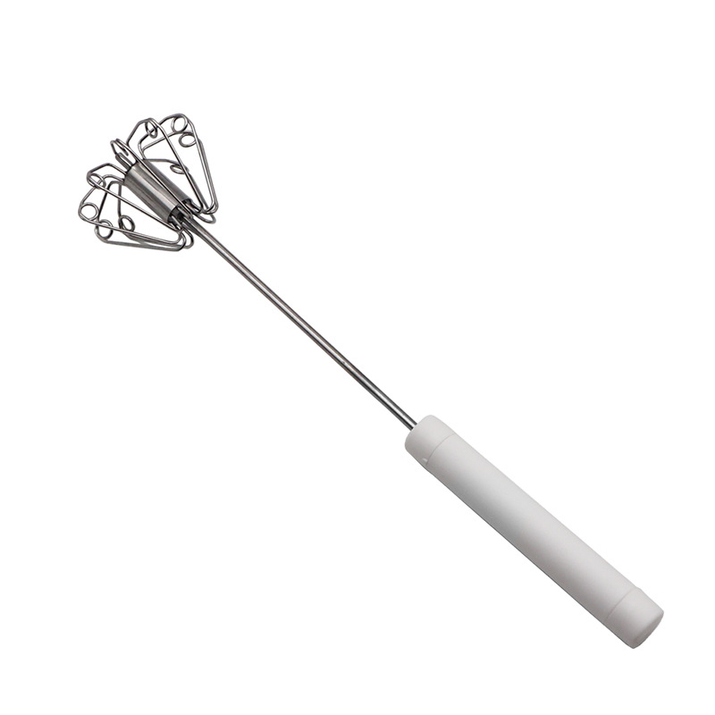 🍳 Un pratico aiutante in cucina! Frusta a pressione con impugnatura antiscivolo, in acciaio inossidabile e resistente, a un prezzo conveniente!
