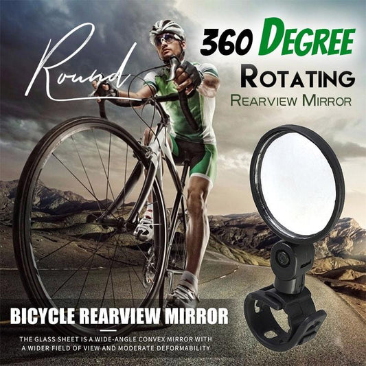 Specchietto retrovisore girevole a 360 gradi🚴‍♂️🔎